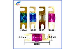 China Ceramic Copper Car Fuse Fuse Small Fork Bolt Fuse 80V 80A 100A supplier