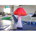 Wear - Resisting Inflatable Lighting Decoration / Blow Up Mushroom