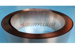 China Temper 1/2H CuBe2 Beryllium Copper Strip 0.8mmx59mm In Coil supplier