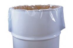 China Custom 200 Liter Transparent Drum Liner Bags 4mil Round Bottom Liner supplier