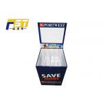 Square Backplane Style Retail Dump Bin Display Single Sided For Convenient Store for sale