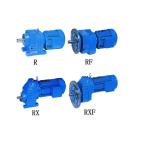 Iron Casting coaxial Inline Helical Bevel Gear Unit Motor 14rpm-280rpm