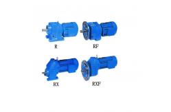 China Iron Casting coaxial Inline Helical Bevel Gear Unit Motor 14rpm-280rpm supplier