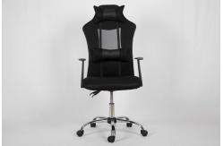 China Soft Cushion High Back Office Chair , Lumbar Support Recliner With Adjustable Headrest supplier