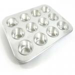 RK Bakeware China Foodservice NSF 12 Cups Aluminium Muffin Pan and Cupcake Tray for sale