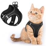 Extra Small Kitten Harness With Reflective Strips For Walking Escape Proof