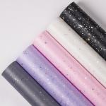 Glittering Gold/Silver Foil Gift Wrapping Paper - Flower Bouquet Packaging Material for sale