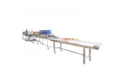 China Peach Cleaning Drying Machine Vegetable Cutter And Washing Machine Line supplier
