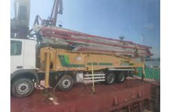 China XCMG 62m Used Concrete Boom Pump Truck HB62K-6X 8 Bar 11.946L Displacement supplier