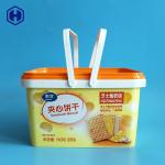 Aesthetic Feeling IML Tubs 3200ml  Dried Cookies Biscuits 560g Packing for sale