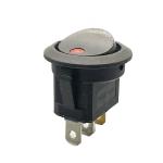 Round 12V On Off Red LED Rocker Switch For Car / Boat for sale