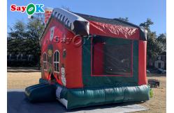 China Indoor Snowman Inflatable Bounce House For Amusement Park supplier