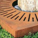 Outdoor Corten Steel Trees Protection Grate Outside Street Sidewalk Metal Tree Safety Grill for sale