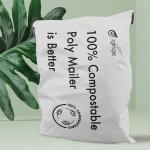 Biodegradable Compostable Printable Mailer Bags Lightweight Eco Friendly Packaging for sale