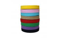 China Customized Cotton Twill Webbing 1cm Herringbone Webbing Tape supplier