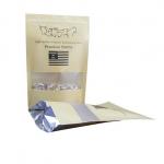 Customized Paper Bag For Loose Leaf Tea Packaging With Tin Tie And Front Window for sale