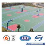 IAAF Approved Moistureproof PU Athletic Flooring Systems Fadeless