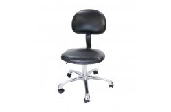 China Adjustable Saddle Polyurethane Foam Lab ESD Work Chair Backrest Swivel supplier