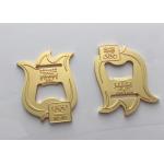 Metal Iron Multifunctional Bottle Opener Medals Sandblasting Plating for sale