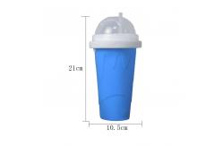 China Outdoor Silicone Ice Cream Container Smoothie Cup Customized With Lid supplier