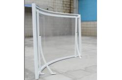 China Rainbow Awning With Polycarbonate Solid Or Hollow Sheet supplier