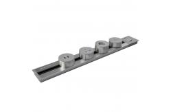 China 13A Conference Table Outlet Track Movable Modular Power Socket With Usb Charger supplier