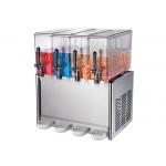 10 Liters Cold Drink Dispenser Machine / Fruit Juice Dispenser with Paddle Stirring System for sale