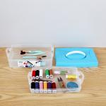 Medication Storage Box With Handle For Workplace Home Car