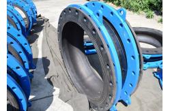 China Ductile Cast Steel Single Sphere Rubber Expansion Joint 55% Rubber Content Spherical Structure supplier