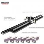 Professional H Beam I Beam U Beam Profile Laser Cutting Machine Flange Bevel Cutting  with Beckhoff Control System for sale