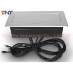 1.5 Meter Cables Desk Hidden Socket / Meeting Table Pop Up Electrical Outlet