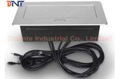 China 1.5 Meter Cables Desk Hidden Socket / Meeting Table Pop Up Electrical Outlet supplier