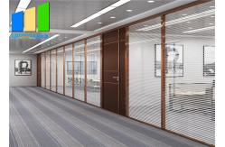 China Aluminium Frame Fixed Glass Partition Interior Office Separation Partition Wall supplier