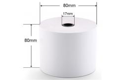 China 80X80mm 65gsm Thermal Receipt Paper Roll For ATM Printer supplier