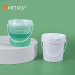Round 500ml PP Plastic Buckets for Ice Cream Customized Logo and Lightweight Material for sale