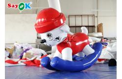 China Multifunction Tarpaulin 1.6x0.7x1.6mH  Inflatable Rocking Horses For Kids supplier