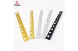 China 2.4m L Aluminum Tile Edge Trim Mill Finished Aviation 15mm Height supplier