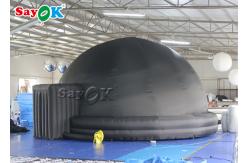 China 360 Dome Projection 5/6m Portable Black Inflatable Planetarium Tent supplier