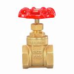 BSPT Thread Brass Gate Valve With Manual Handle Knife Valve for sale