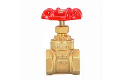 China BSPT Thread Brass Gate Valve With Manual Handle Knife Valve supplier