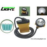 Anti Explosive Miners Helmet Light 25000 Lux Brightness With Low Power Warning Function
