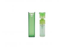 China 10ml Atomizer Refillable Cologne Green Perfume Bottle For Ladies supplier