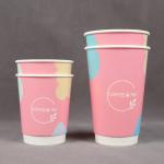 8OZ Custom Paper Coffee Cups for sale