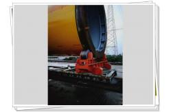 China Painting Welding Rotator Steel Roller Motorized Trolley supplier