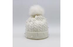 China Unisex Custom Winter Beanie Hat Casual Trendy Thick Knitted supplier