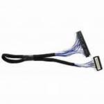 Copper Conductor LVDS Cable in Black for Stable and Durable Connection for sale
