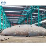 Dia 11000mm 65mm Thickness Carbon Steel Torispherical Head , Crown , Petal Heads for sale