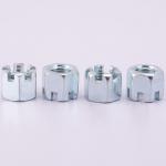 Round Lock Hexagon Slotted Nuts For Automotive Industry