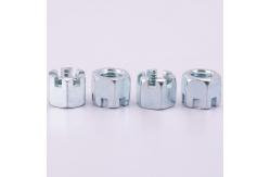 China Round Lock Hexagon Slotted Nuts For Automotive Industry supplier