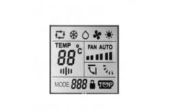 China TN 7 Segment Graphic LCD Module Transparent For Medical / Blood Glucose supplier